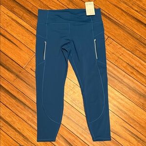 Athleta XL New Rainer Blue Leggings